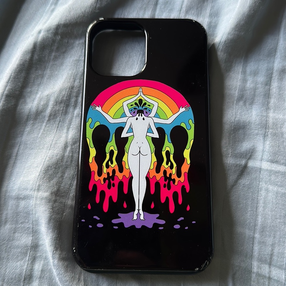 Trippy Psychedelic iphone 12/12 pro case